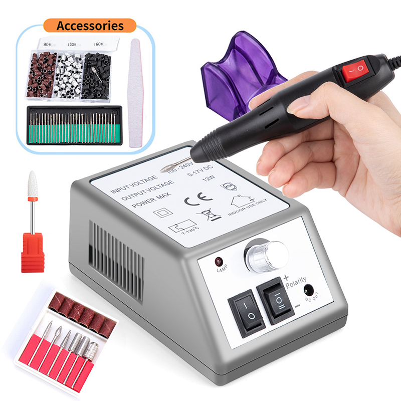 Nail Drill Machine - 新型電動ネイルファイル ネイルドリルペンマシン プロ用ネイルポリッシュ機器 マニキュアペディキュアセットキット