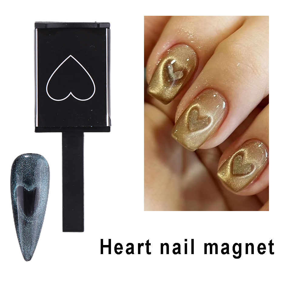 Nail Art Trend 2026 - ネイルアートツール キャットアイマグネットロッド 強力ハート型マグネット ジェルポリッシュ バレンタインデザイン マニキュア