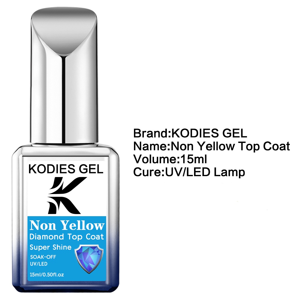KODIES GEL ノンイエロー トップコート ジェルネイ - Gel Top Coat のレビューと価格
