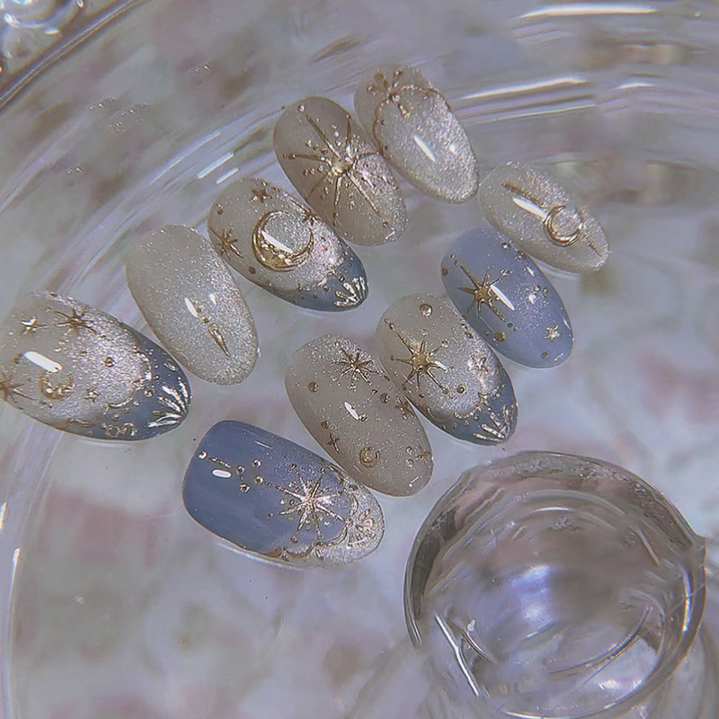24個入り ゴールドスターライトスティック ネイルアート グ - Nail Art Aesthetic のレビューと価格