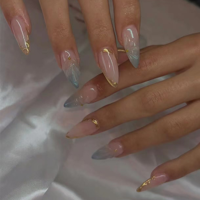 24個入りウェアラブルプレスオンネイルセット グラデーション - Nail Art Design のレビューと価格