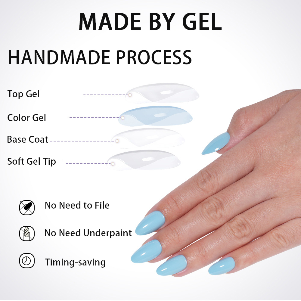 VITAGWX 32 個プレスオンネイルアーモンドネイルチッ - Nail Art Aesthetic のレビューと価格