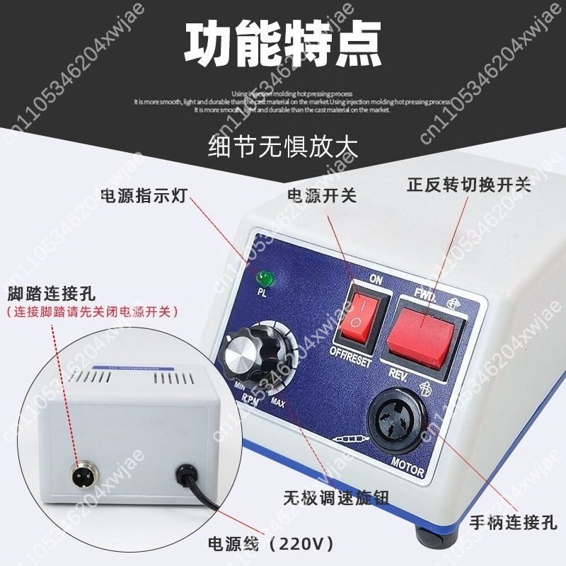 ポータブルN3電動ネイルドリルマシン、充電式高速マニキュアグ - Nail Drill Machine のレビューと価格