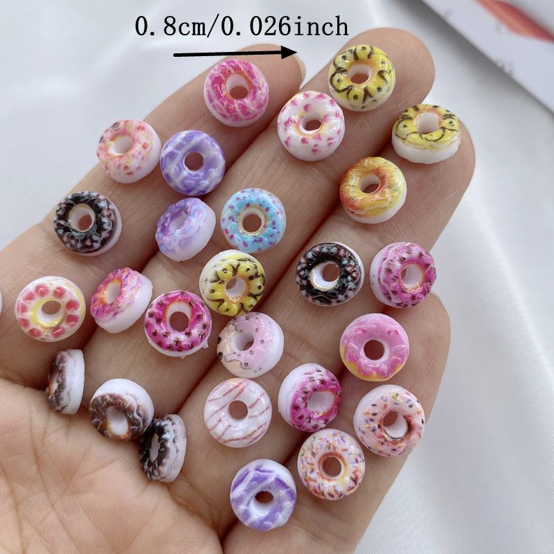 50個入り ネイルアート レジン製 キュートなドーナツシリー - Nail Art Motif のレビューと価格