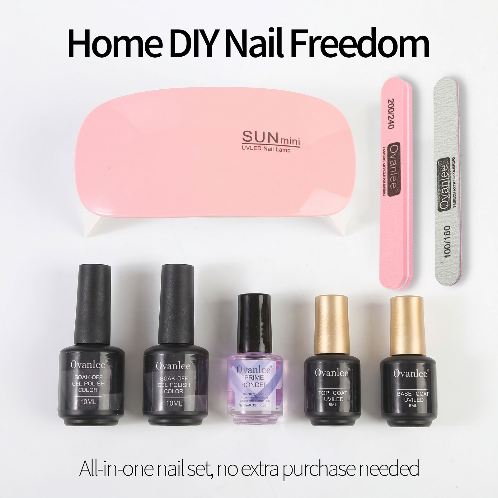 ジェルネイルポリッシュキット（UVネイルランプ、電動ネイルド - Gel Top Coat のレビューと価格