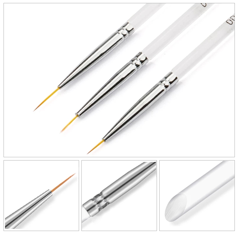 ネイルアートブラシセット勾配ライン塗装点在ペンキットアクリル - Nail Art Motif のレビューと価格
