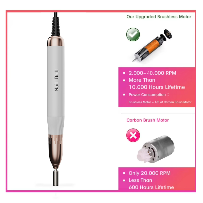 2025 ネイルドリル 静音 大容量バッテリー セラミック研 - Nail Drill Machine のレビューと価格