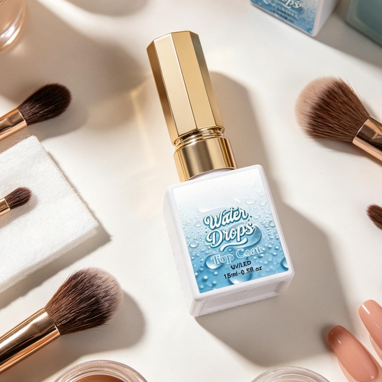 ウォータードロップトップコートジェルネイルポリッシュ15ml - Gel Top Coat のレビューと価格
