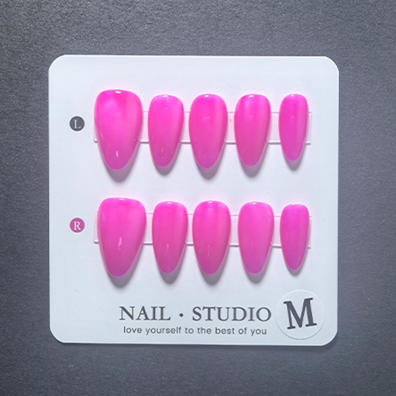 10個入り アーモンド型 つけ爪 ハンドメイド 明るい夏の色 - Nail Art Yellow のレビューと価格