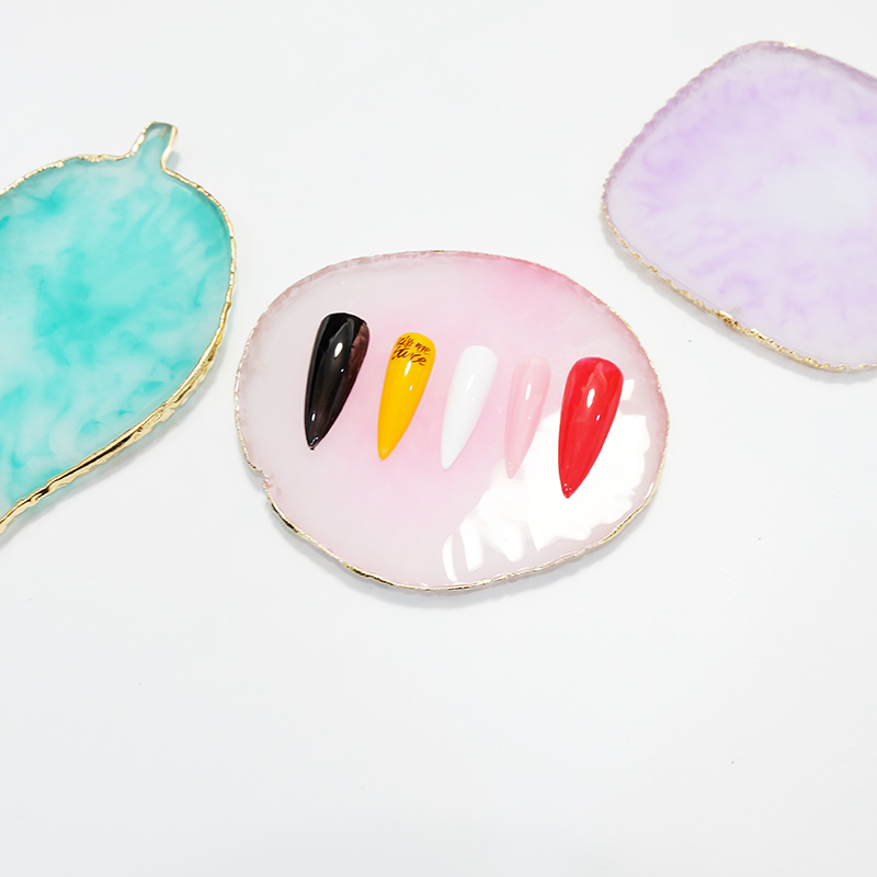 樹脂石カラーパレットジェルネイルポリッシュ混合描画ペイントプ - Nail Art Motif のレビューと価格