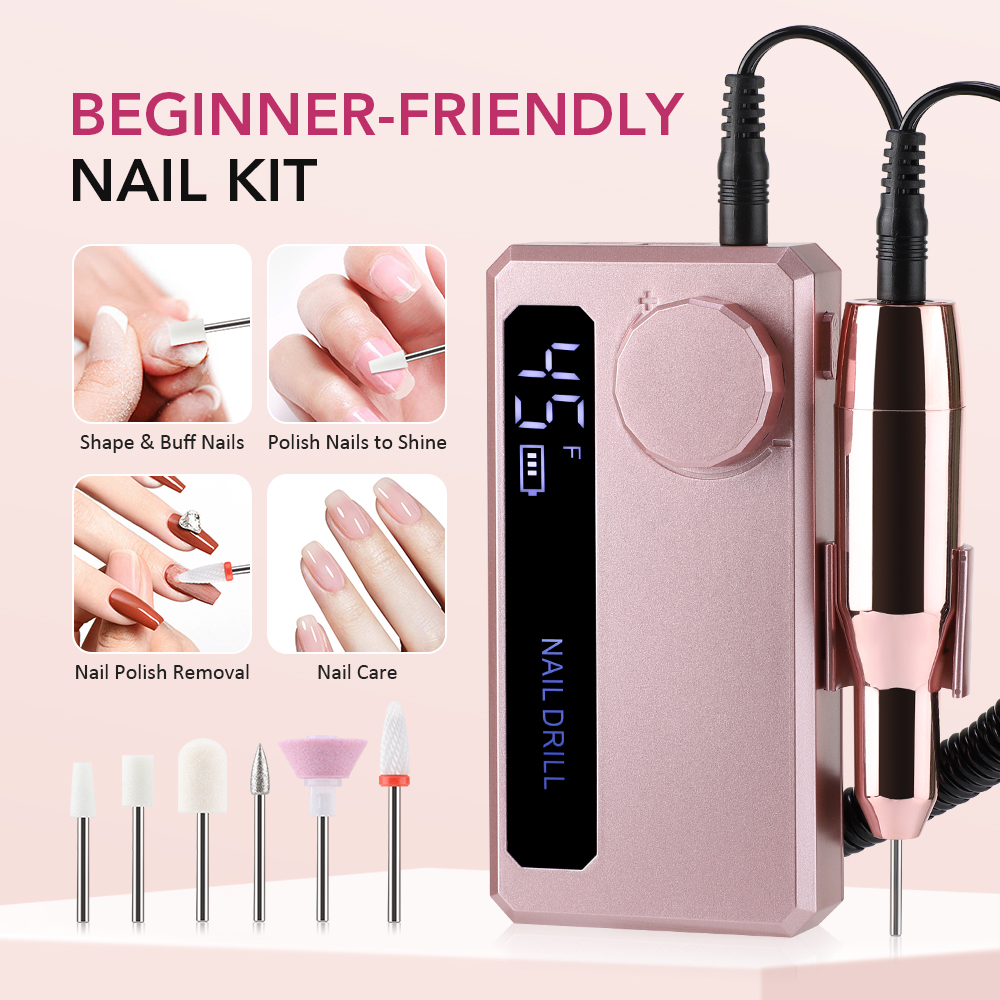 電動ネイルドリルマシン 45段階速度調整 45000RPM  - Nail Drill Machine のレビューと価格