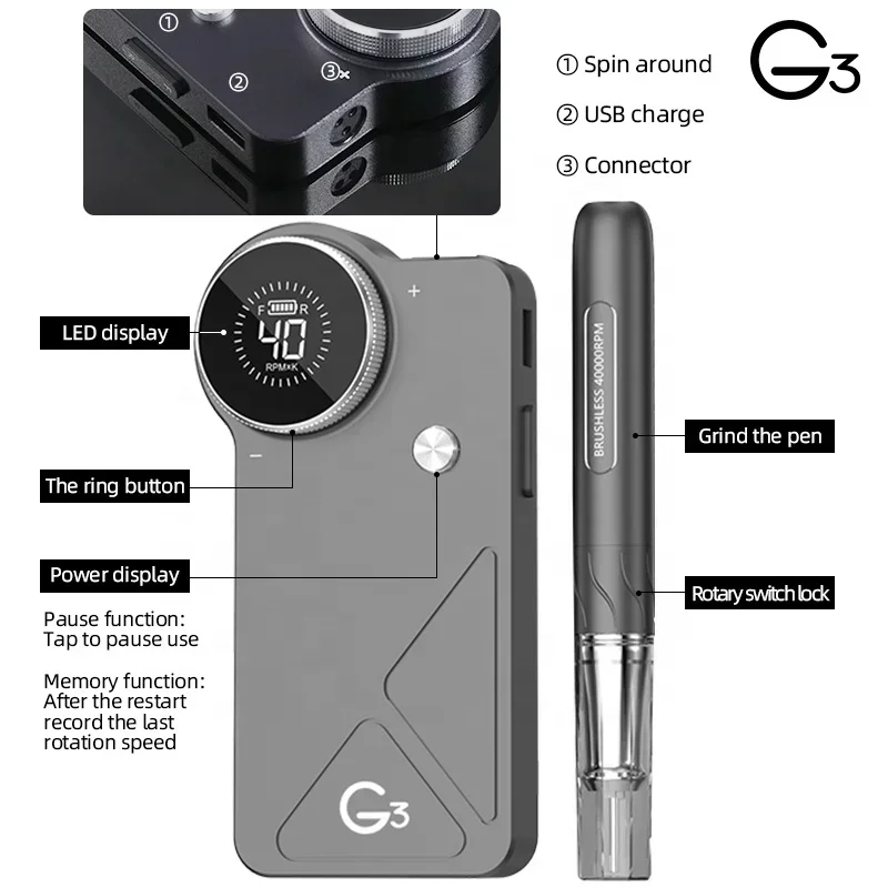 oxxi UV G3 40000 rpm ブラシレスモーター - Nail Drill Machine のレビューと価格