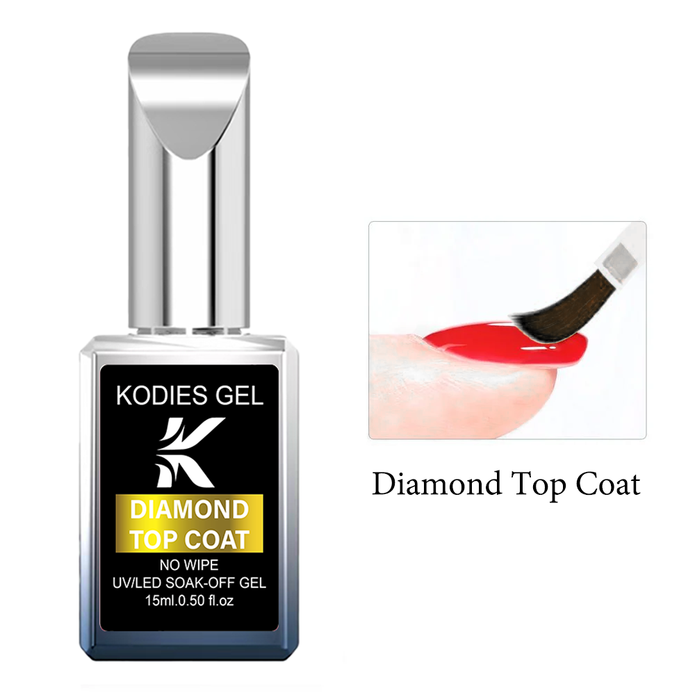 KODIES GEL ダイヤモンドトップコート 新処方 耐傷 - Gel Top Coat のレビューと価格